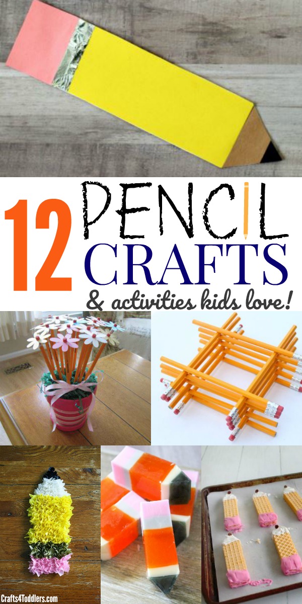 12 Easy And Fun Pencil Craft Ideas For Kids Crafts 4 Toddlers