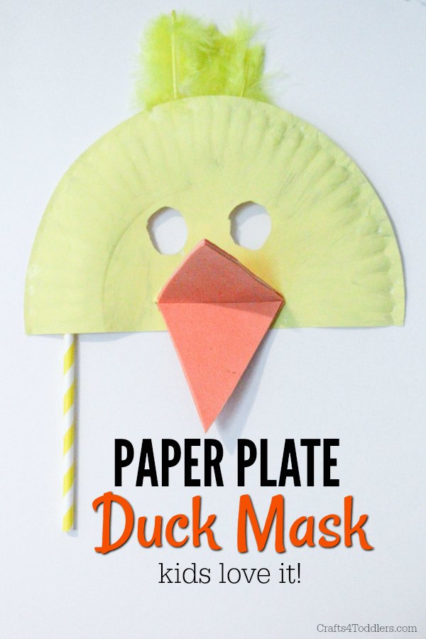 paper plate duck