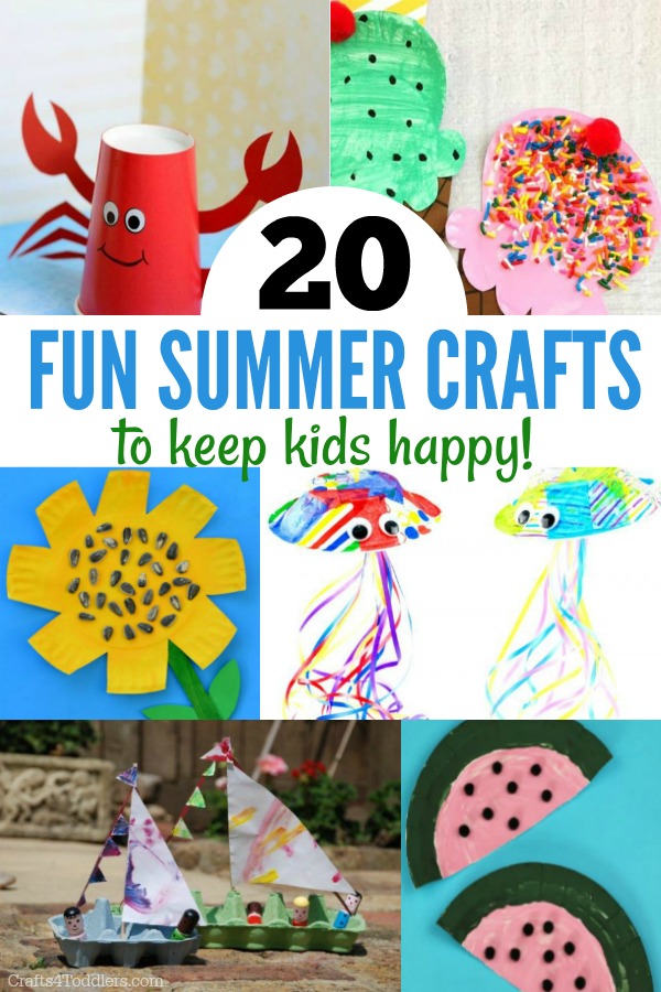 20 Summer Crafts for Toddlers - Crafts 4 Toddlers
