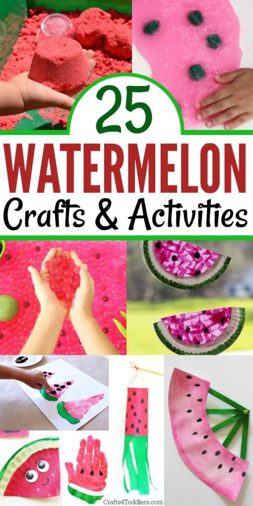 25 DIY Watermelon Crafts and Activities for Preschoolers - Crafts 4 ...