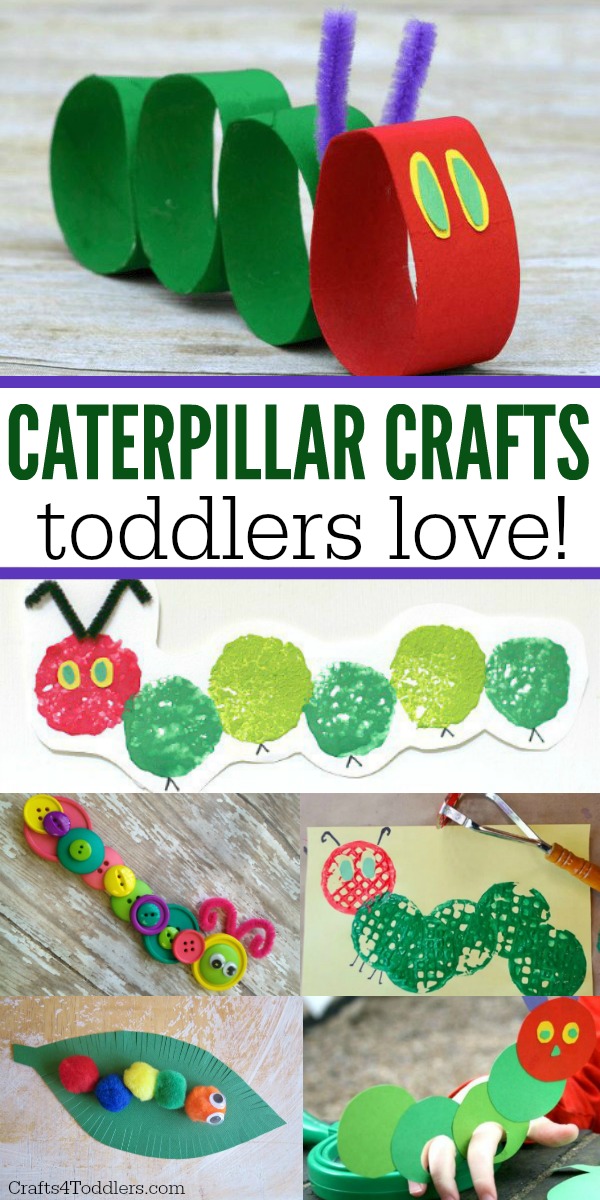 12 Easy Caterpillar Crafts for Toddlers - Crafts 4 Toddlers