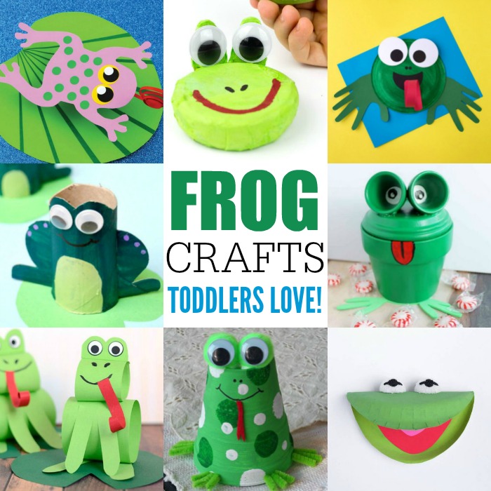 15 Ways To Make Easy Frog Art And Crafts For Preschoolers - DIY ART PINS