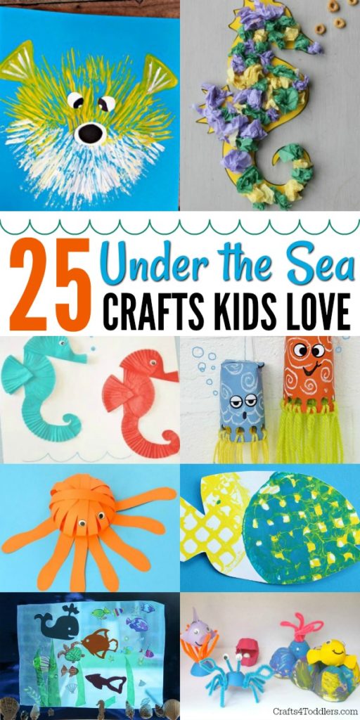 25 Under the Sea Crafts for Kids - Crafts 4 Toddlers