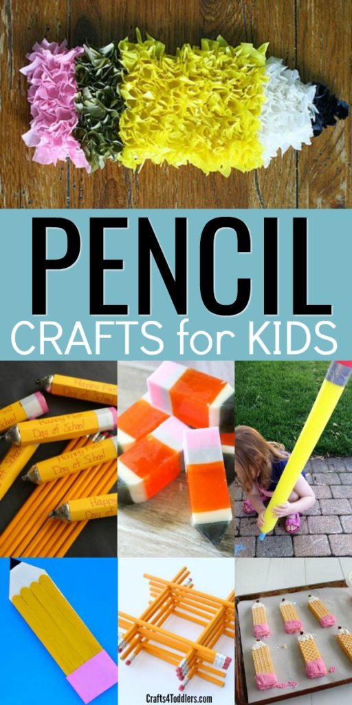 12 Easy and Fun Pencil Craft Ideas for Kids - Crafts 4 Toddlers