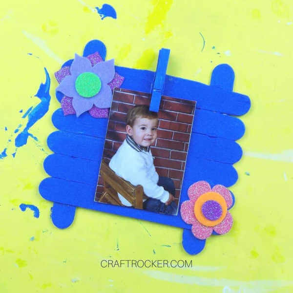 Craft Stick Photo Frame