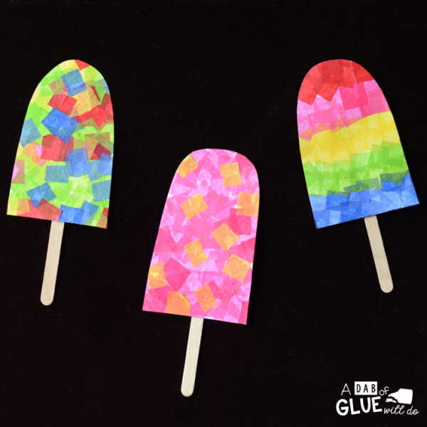 Easy Summer Popsicle Craft