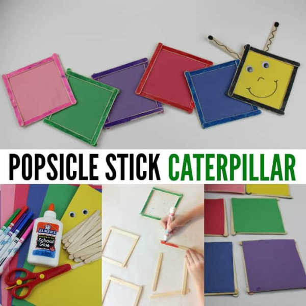 Popsicle Stick Caterpillar Craft