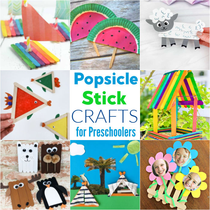 38 Popsicle Stick Crafts for Preschoolers - Crafts 4 Toddlers